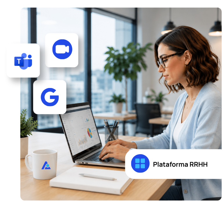 Herramientas digitales Aserta y plataformas para gestión de personal y reportería